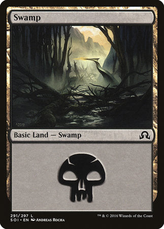 Swamp (291) [Shadows over Innistrad] | Rook's Games and More