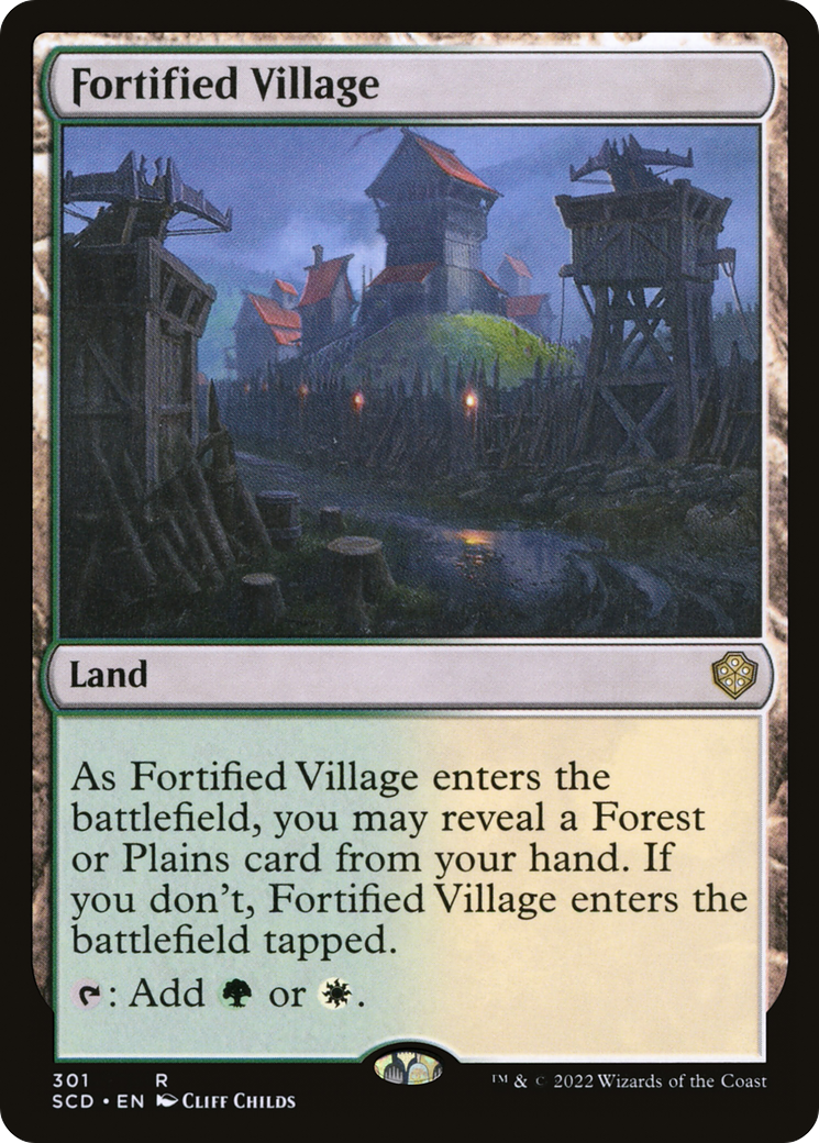 Fortified Village [Starter Commander Decks] | Rook's Games and More