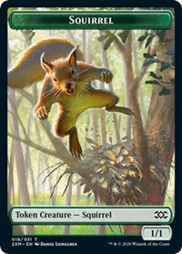 Squirrel // Thopter (008) Double-sided Token [Double Masters Tokens] | Rook's Games and More