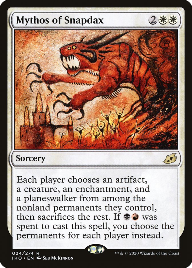 Mythos of Snapdax [Ikoria: Lair of Behemoths] | Rook's Games and More