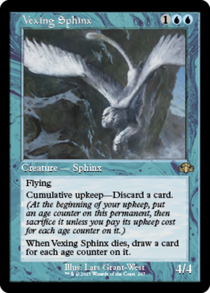 Vexing Sphinx (Retro) [Dominaria Remastered] | Rook's Games and More