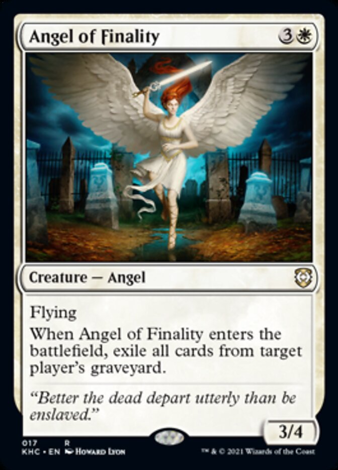 Angel of Finality [Kaldheim Commander] | Rook's Games and More