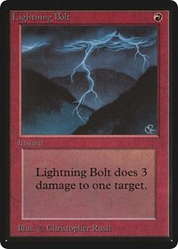 Lightning Bolt [Limited Edition Beta] | Rook's Games and More
