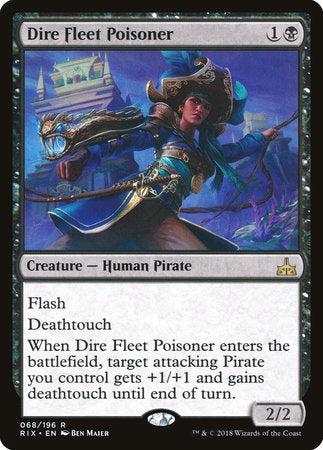 Dire Fleet Poisoner [Rivals of Ixalan] | Rook's Games and More
