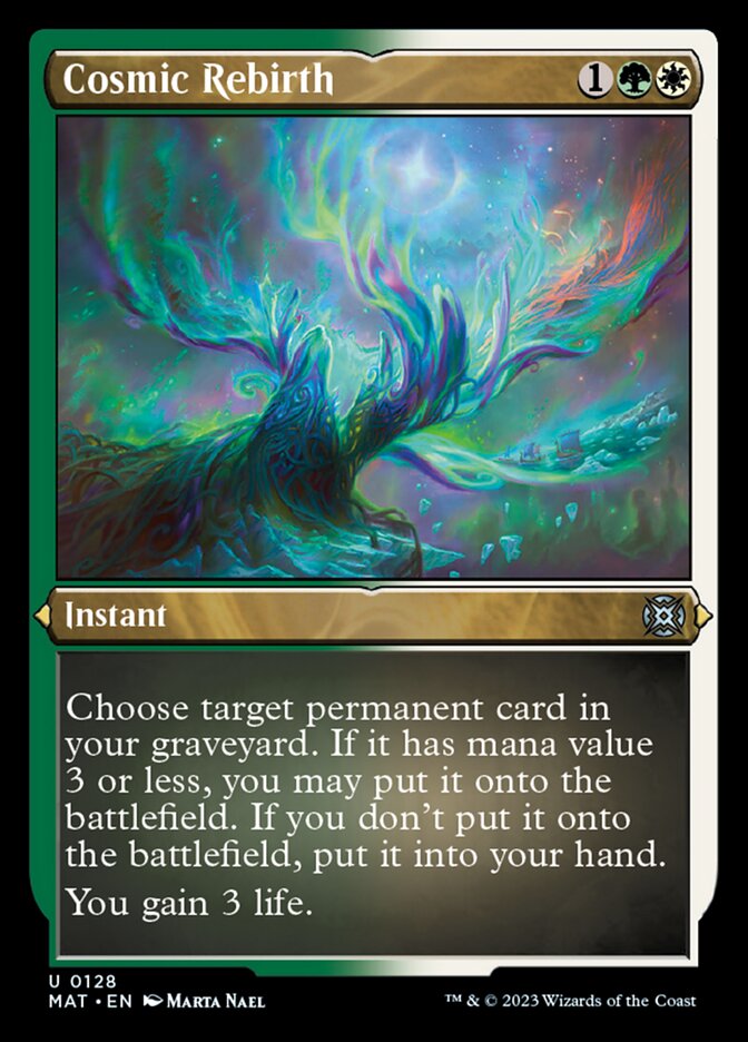 Cosmic Rebirth (Foil Etched) [March of the Machine: The Aftermath] | Rook's Games and More
