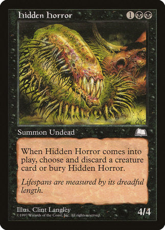 Hidden Horror [Weatherlight] | Rook's Games and More