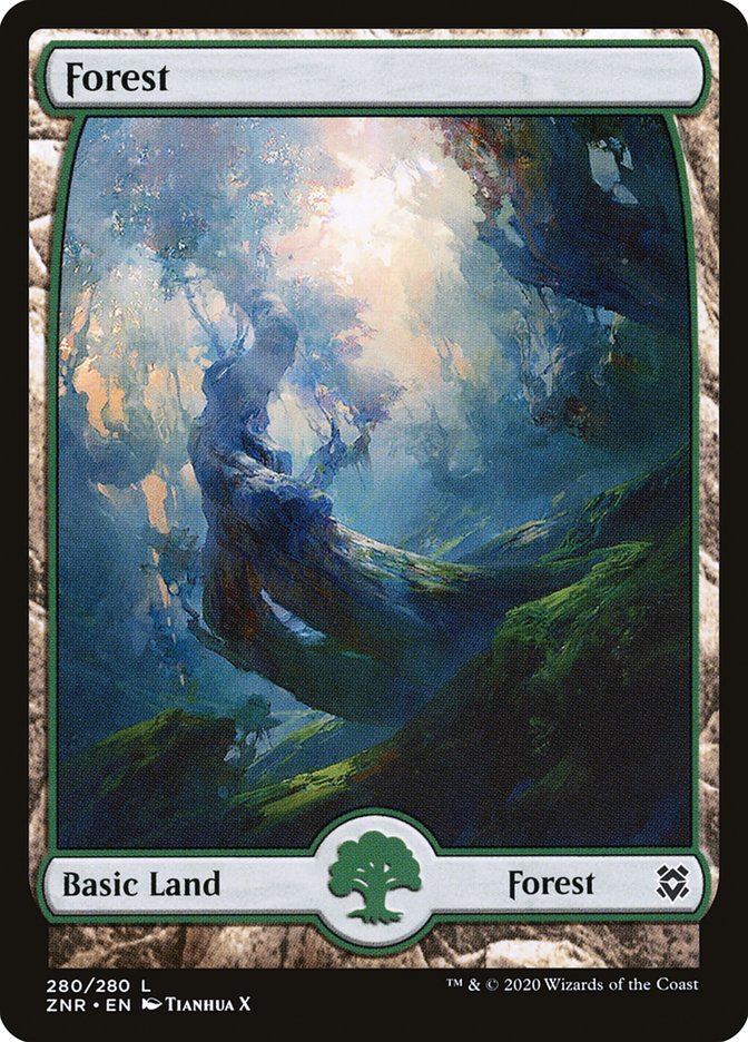 Forest (280) [Zendikar Rising] | Rook's Games and More