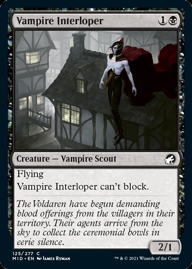 Vampire Interloper [Innistrad: Midnight Hunt] | Rook's Games and More