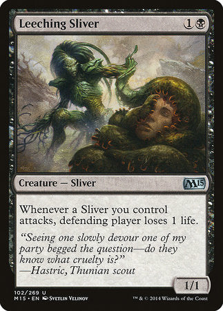 Leeching Sliver [Magic 2015] | Rook's Games and More