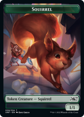 Squirrel // Treasure (013) Double-sided Token [Unfinity Tokens] | Rook's Games and More