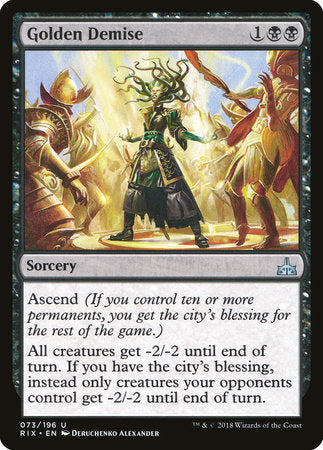 Golden Demise [Rivals of Ixalan] | Rook's Games and More