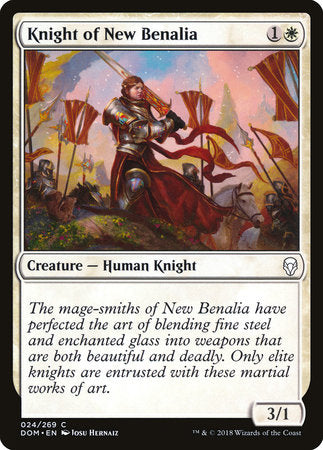 Knight of New Benalia [Dominaria] | Rook's Games and More