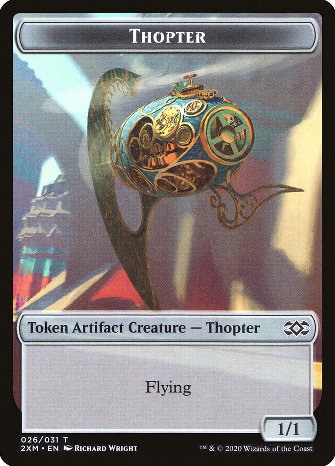 Thopter (026/031) [Double Masters Tokens] | Rook's Games and More