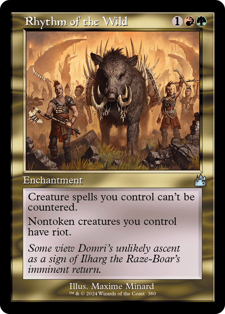 Rhythm of the Wild (Retro Frame) [Ravnica Remastered] | Rook's Games and More