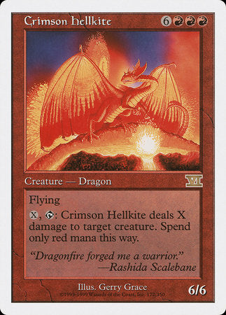 Crimson Hellkite [Classic Sixth Edition] | Rook's Games and More