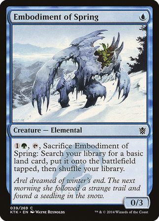 Embodiment of Spring [Khans of Tarkir] | Rook's Games and More