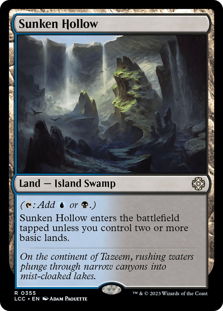 Sunken Hollow [The Lost Caverns of Ixalan Commander] | Rook's Games and More