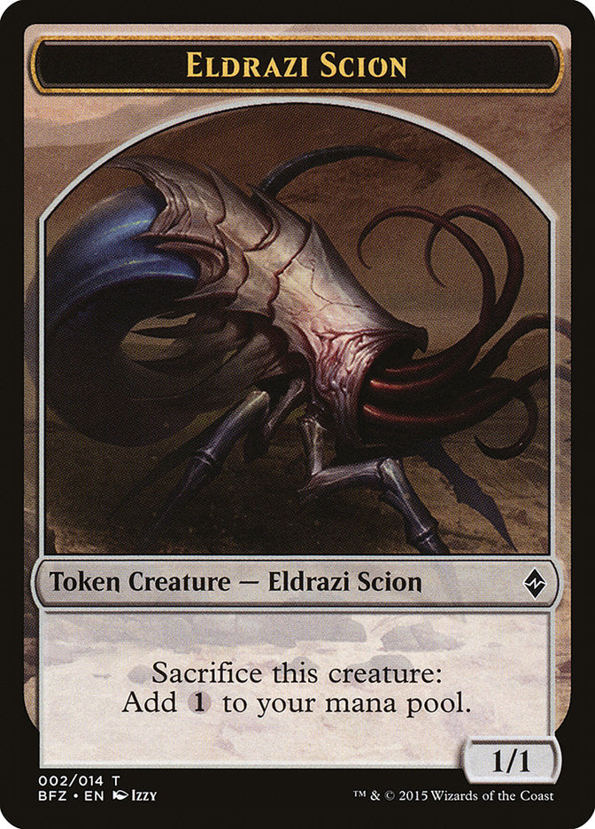 Eldrazi Scion (002/014) [Battle for Zendikar Tokens] | Rook's Games and More