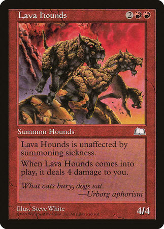 Lava Hounds [Weatherlight] | Rook's Games and More