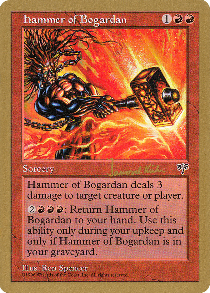 Hammer of Bogardan (Janosch Kuhn) [World Championship Decks 1997] | Rook's Games and More