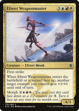 Efreet Weaponmaster [Khans of Tarkir] | Rook's Games and More