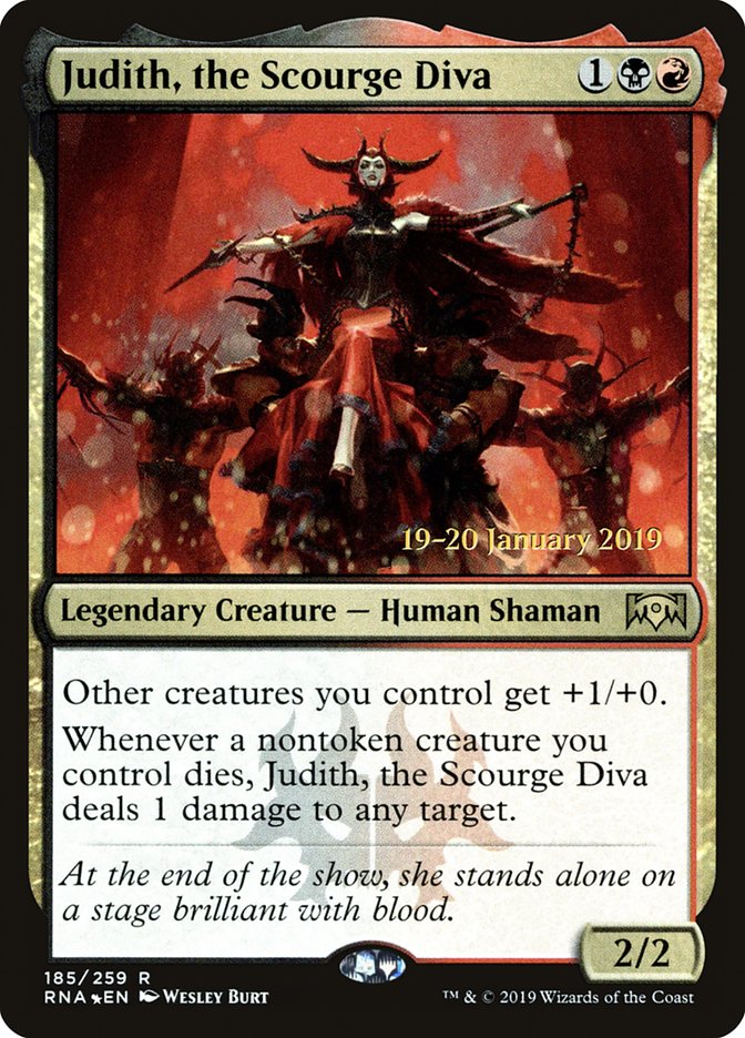 Judith, the Scourge Diva [Ravnica Allegiance Prerelease Promos] | Rook's Games and More