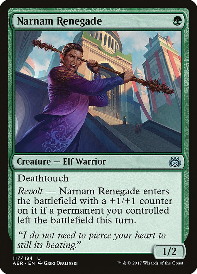Narnam Renegade [Aether Revolt] | Rook's Games and More