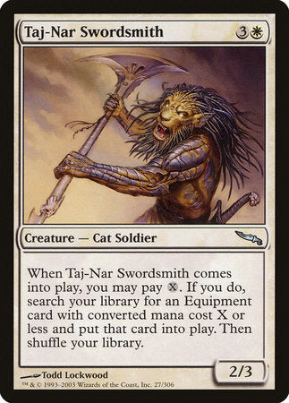 Taj-Nar Swordsmith [Mirrodin] | Rook's Games and More