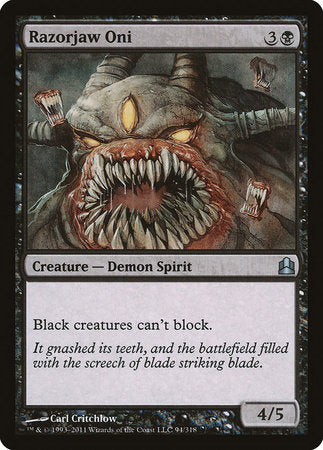 Razorjaw Oni [Commander 2011] | Rook's Games and More