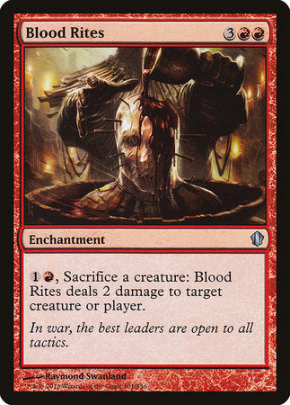 Blood Rites [Commander 2013] | Rook's Games and More