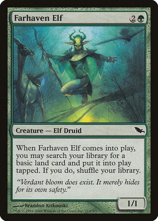Farhaven Elf [Shadowmoor] | Rook's Games and More