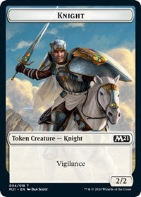 Knight // Pirate Double-sided Token [Core Set 2021 Tokens] | Rook's Games and More