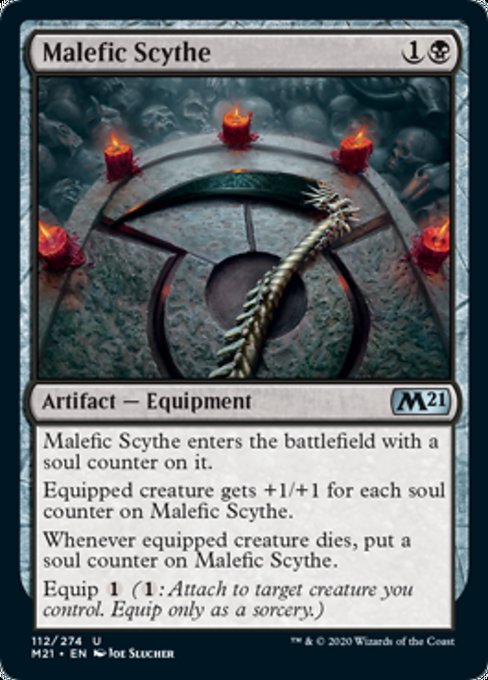 Malefic Scythe [Core Set 2021] | Rook's Games and More