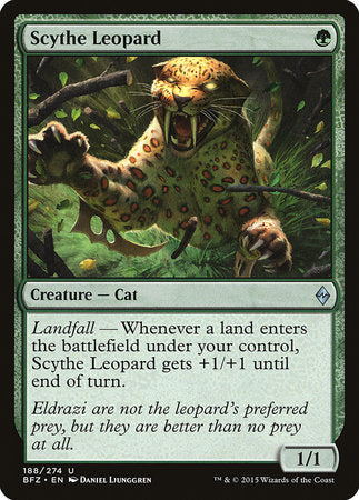 Scythe Leopard [Battle for Zendikar] | Rook's Games and More