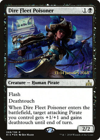 Dire Fleet Poisoner [Rivals of Ixalan Promos] | Rook's Games and More