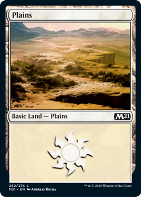 Plains (262) [Core Set 2021] | Rook's Games and More