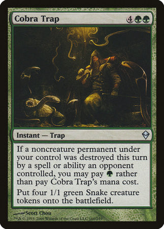 Cobra Trap [Zendikar] | Rook's Games and More