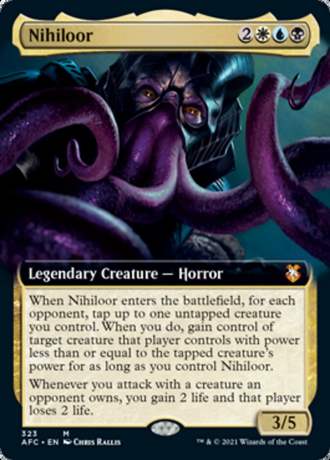 Nihiloor (Extended) [Dungeons & Dragons: Adventures in the Forgotten Realms Commander] | Rook's Games and More