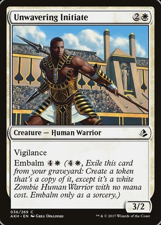 Unwavering Initiate [Amonkhet] | Rook's Games and More