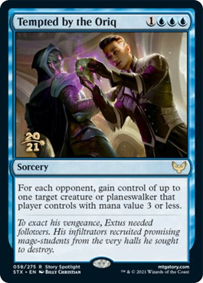 Tempted by the Oriq [Strixhaven: School of Mages Prerelease Promos] | Rook's Games and More