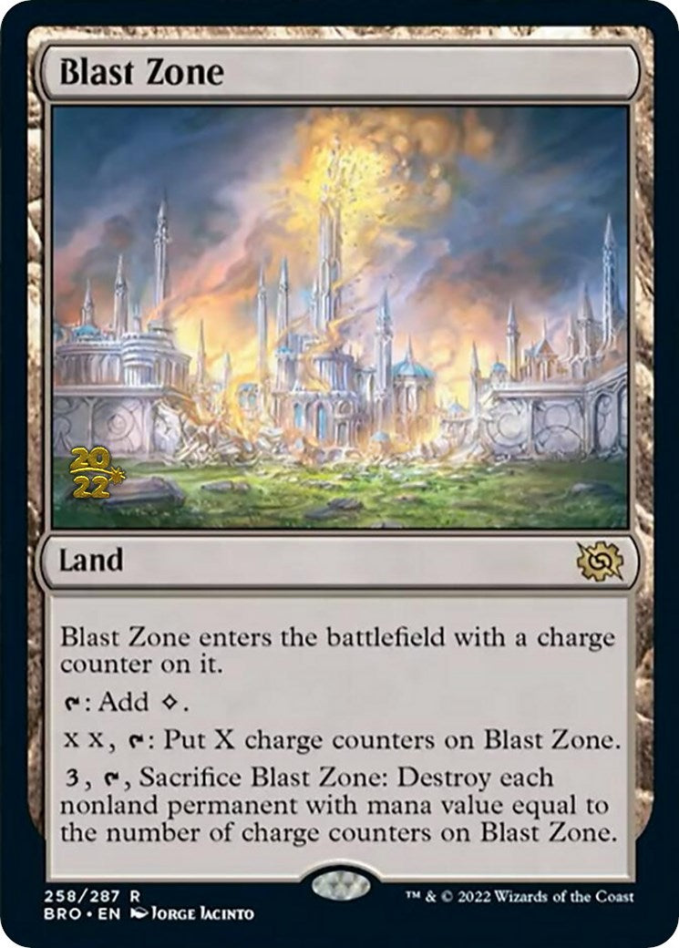 Blast Zone (258) [The Brothers' War: Prerelease Promos] | Rook's Games and More