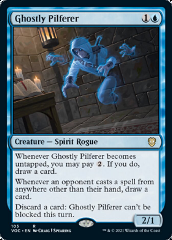 Ghostly Pilferer [Innistrad: Crimson Vow Commander] | Rook's Games and More