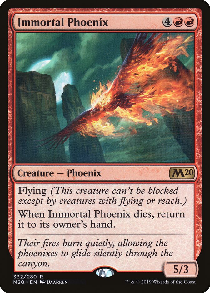 Immortal Phoenix [Core Set 2020] | Rook's Games and More