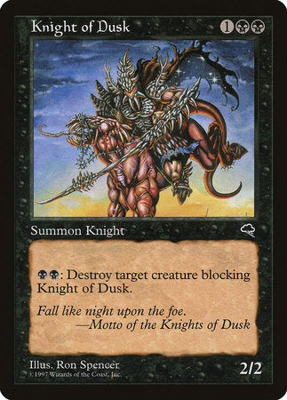 Knight of Dusk [Tempest] | Rook's Games and More