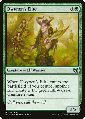 Dwynen's Elite [Duel Decks: Elves vs. Inventors] | Rook's Games and More