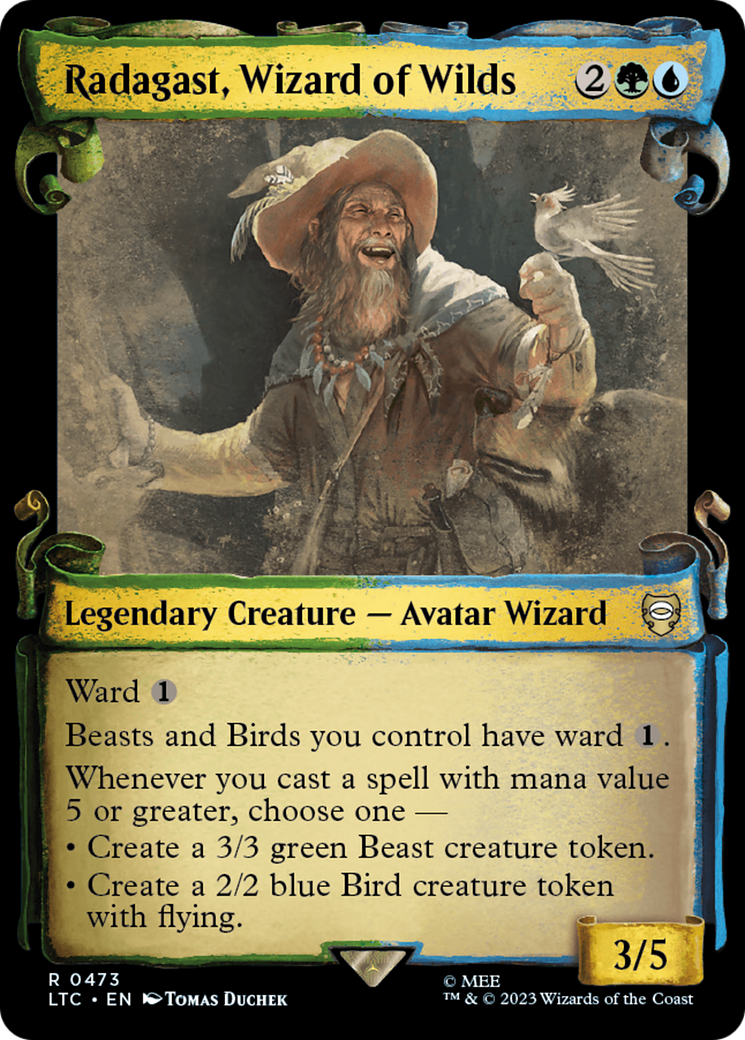 Radagast, Wizard of Wilds [The Lord of the Rings: Tales of Middle-Earth Commander Showcase Scrolls] | Rook's Games and More