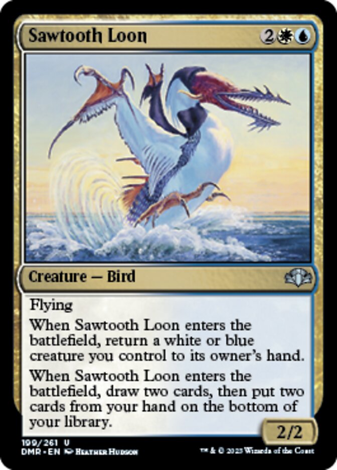 Sawtooth Loon [Dominaria Remastered] | Rook's Games and More