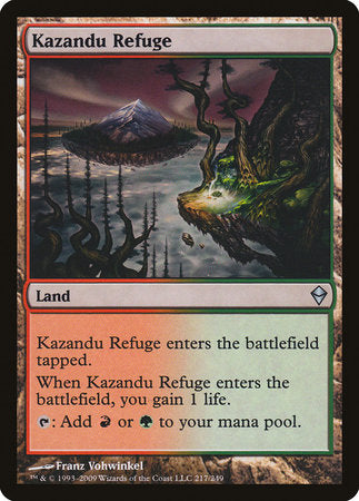 Kazandu Refuge [Zendikar] | Rook's Games and More