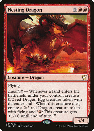 Nesting Dragon [Commander 2018] | Rook's Games and More