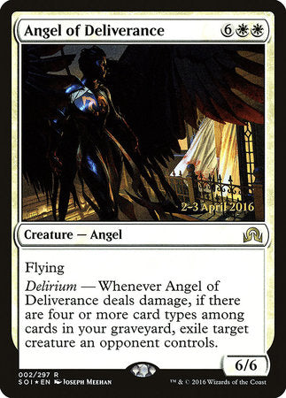 Angel of Deliverance [Shadows over Innistrad Promos] | Rook's Games and More